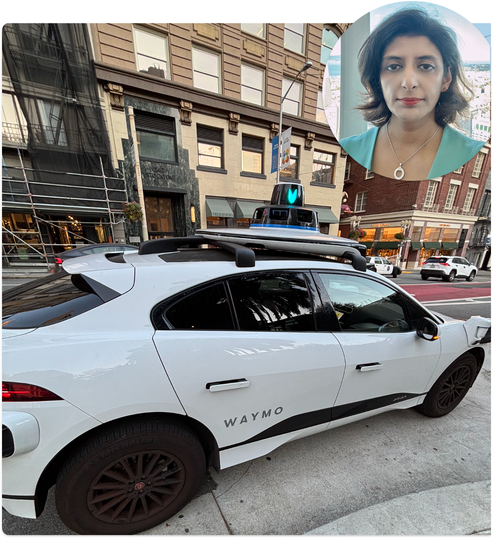 My first ride in an autonomous car